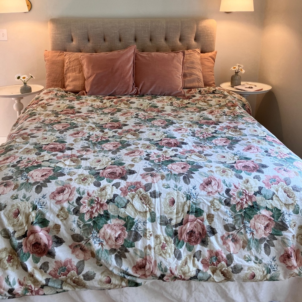 Pottery Barn Queen Duvet Cover Reversable
